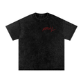 REAL Vintage Wash Tee Red Logo