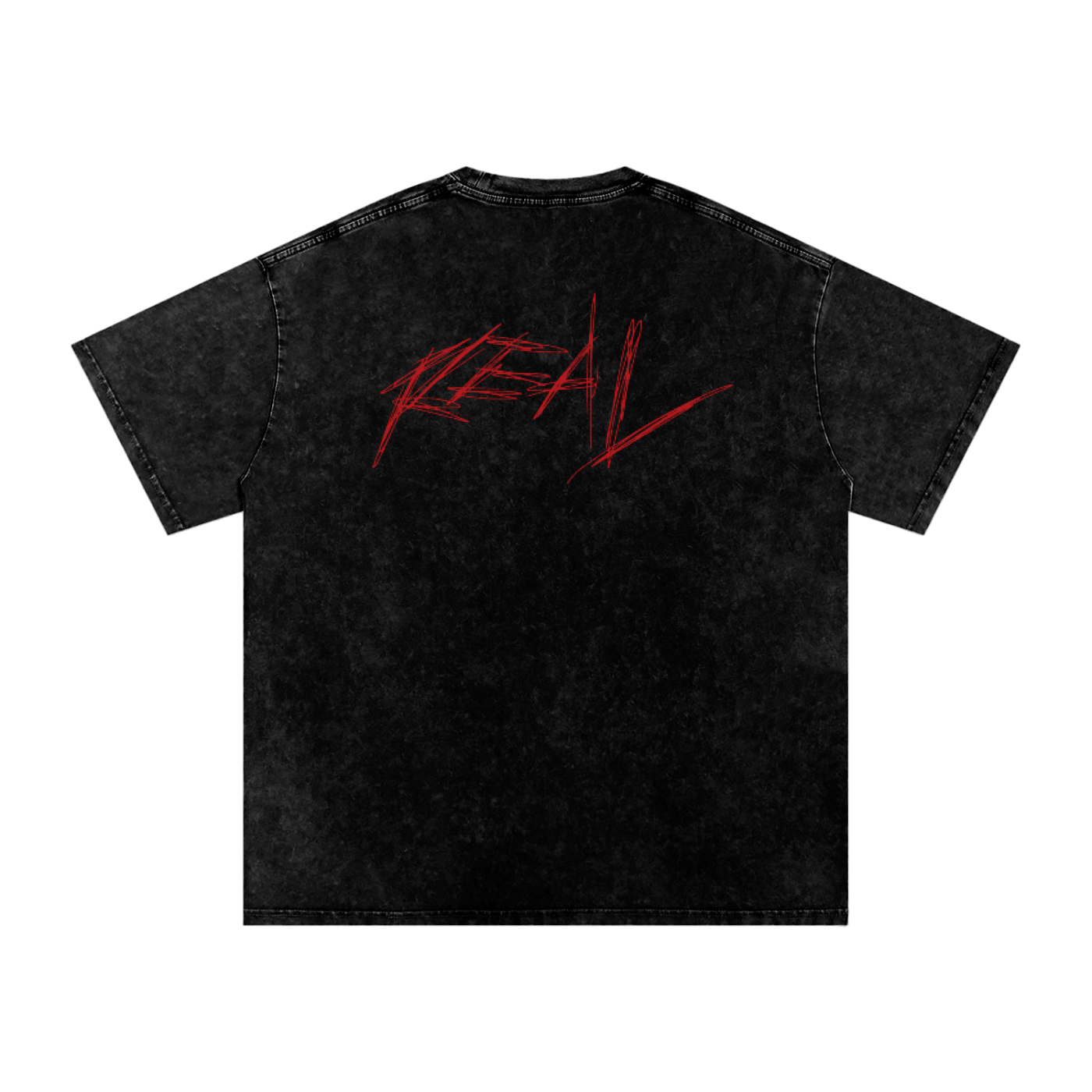REAL Vintage Wash Tee Red Logo