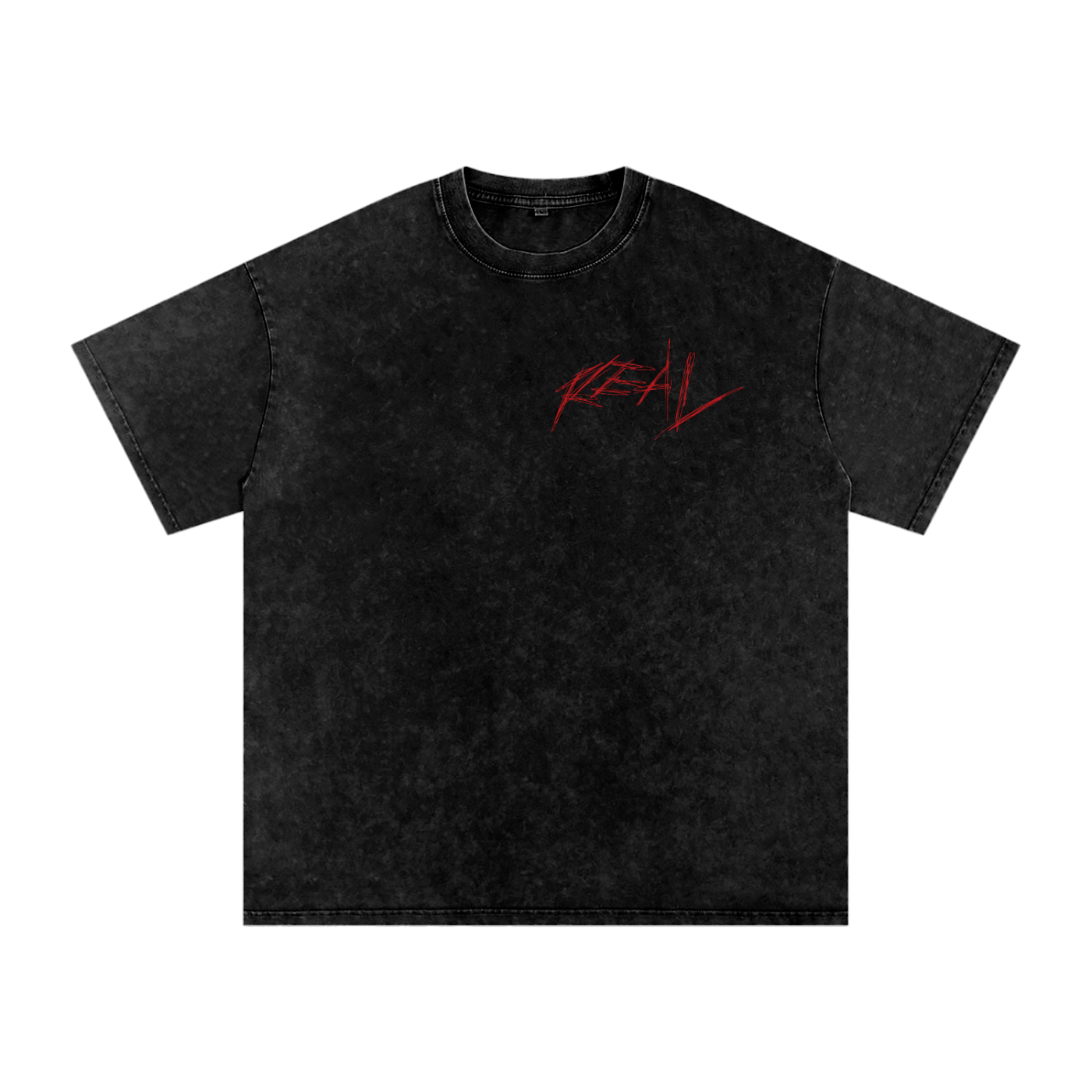 REAL Vintage Wash Tee Red Logo