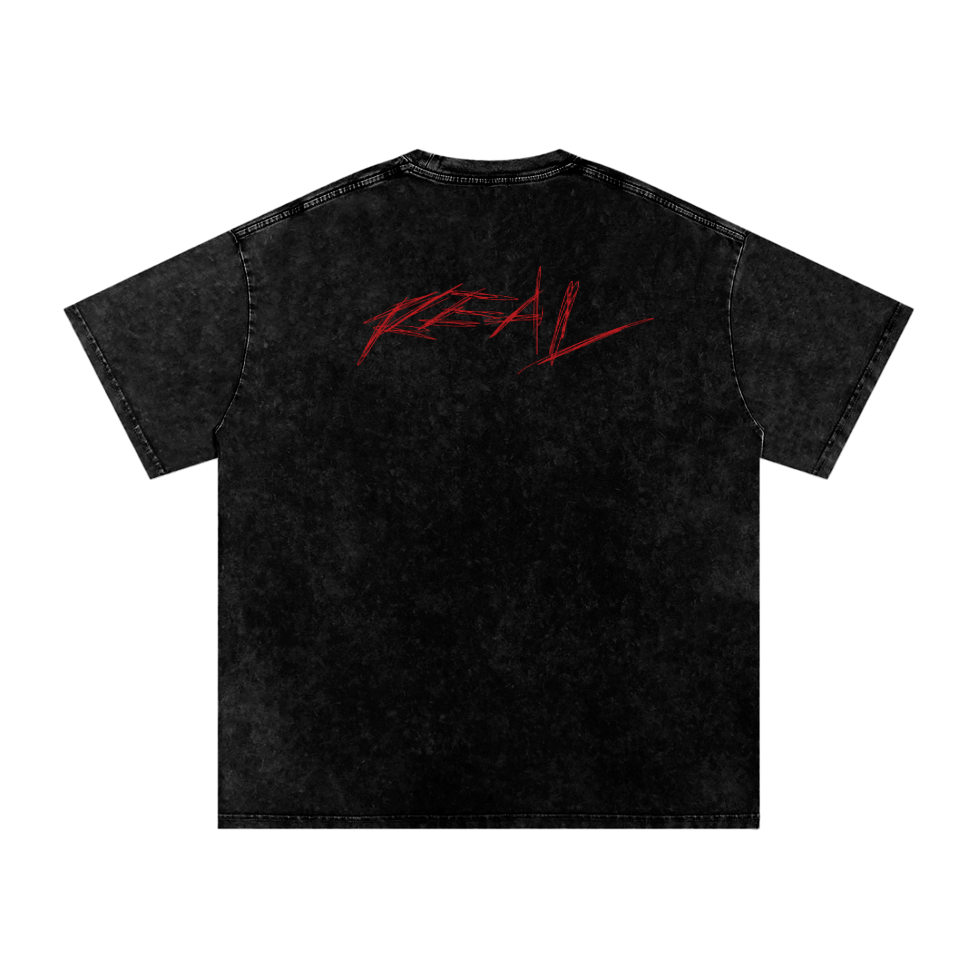 REAL Vintage Wash Tee Red Logo